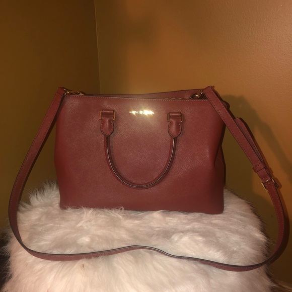 MICHAEL KORS Savannah satchel in Auburn color - Picture 7 of 8